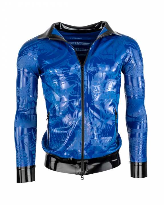 SPORTJACKE SKULL EXTREME „LOOSE FIT“ Latex Laser Edition